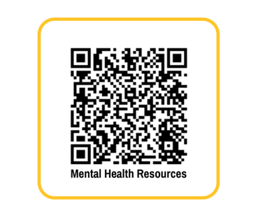 QR code for mental health resources